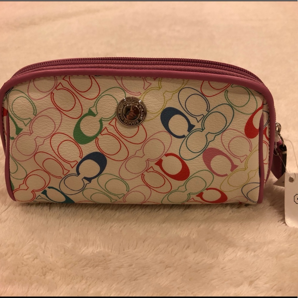 NWT Coach cosmetic bag